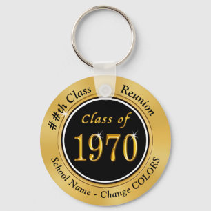 Klasse van 1970 Cadeaus, 55e klas reünie gunst Sleutelhanger