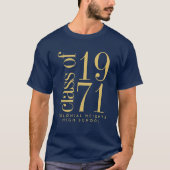 Klasse van 1971 Afstuderen CHHS T-shirt (Voorkant)