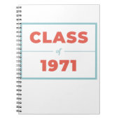 Klasse van 1971 notitieboek (Voorkant)