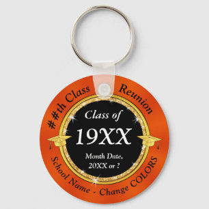 Klasse van 1972 Gifts, Cheap Oranje, Black, Reunio Sleutelhanger