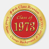 Klasse van 1973, 50e klasse Reunion Souvenirs, Magneet (Voorkant)