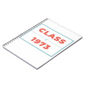 Klasse van 1973 notitieboek (Linkerzijde)