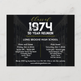 Klasse van 1974 50 Jaar High School Reunion 2 Even Briefkaart