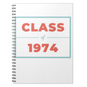 Klasse van 1974 notitieboek (Voorkant)