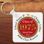 Klasse van 1975 Reunion. Klasse reünie partij guns Sleutelhanger (Voorkant)