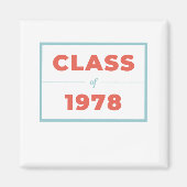 Klasse van 1978 magneet (Voorkant)