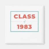 Klasse van 1983 magneet (Voorkant)