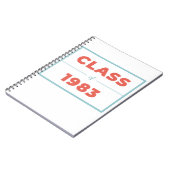 Klasse van 1983 notitieboek (Linkerzijde)