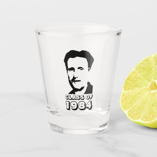 Klasse van 1984 (George Orwell) Shot Glas (Voorkant)