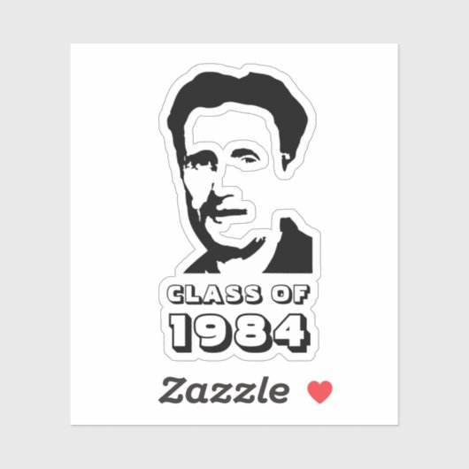 Klasse van 1984 (George Orwell) Sticker (Vel)