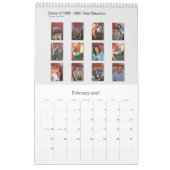 Klasse van 1985 20e klas reünie kalender (Feb 2027)