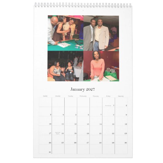 Klasse van 1985 20e klas reünie kalender (Jan 2027)