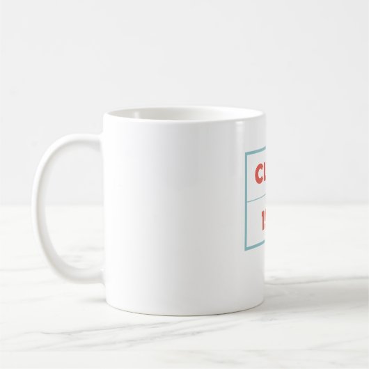 Klasse van 1985 koffiemok (Links)