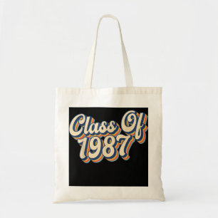 Klasse van 1987 High School Reunion Vintage Tote Bag
