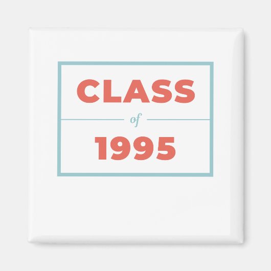 Klasse van 1995 magneet (Voorkant)