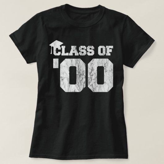 Klasse van 2000 Hogeschoolklasse Senior Reunion GI T-shirt (Design voorkant)