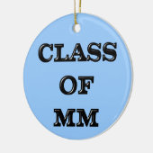 Klasse van 2000 keramisch ornament (Links)