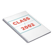 Klasse van 2002 notitieboek (Rechterzijde)