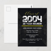 Klasse van 2004 20 Jaar High School Reunion 1 Even Briefkaart (Voorkant / Achterkant)
