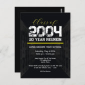 Klasse van 2004 20 Jaar High School Reunion 1 Even Briefkaart (Voorkant / Achterkant)