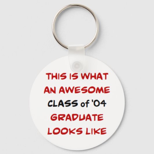 Klasse van 2004 afstuderen, geweldige sleutelhanger (Voorkant)