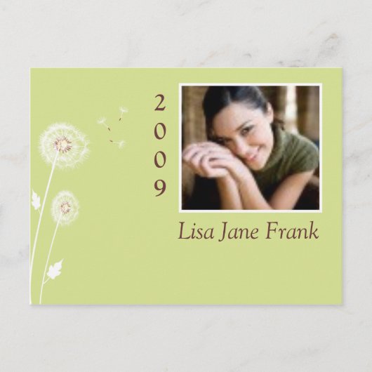 Klasse van 2009 Afstuderen uitnodiging aankondigin (Voorkant)