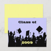 Klasse van 2009 Briefkaart U kiest BkGrd/jaar/kleu (Voorkant / Achterkant)