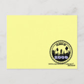 Klasse van 2009 Briefkaart U kiest BkGrd/jaar/kleu (Achterkant)