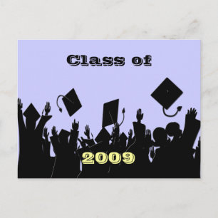 Klasse van 2009 Briefkaart U kiest BkGrd/jaar/kleu