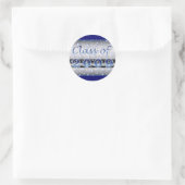 Klasse van 2009 bubbels ronde sticker (Tas)