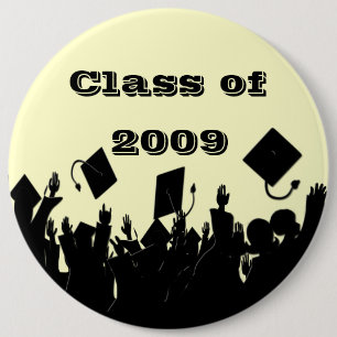 Klasse van 2009 Button U kiest BkGrd/Font/kleur