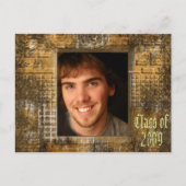 Klasse van 2009 Graduation Invitations Uitnodiging Briefkaart (Voorkant)