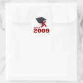 Klasse van 2009 ronde sticker (Tas)