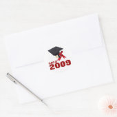 Klasse van 2009 ronde sticker (Envelop)
