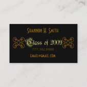 Klasse van 2009 Senior Kaarten Contactkaartje (Achterkant)