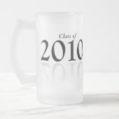 Klasse van 2010 afstuderen cadeau bier stein matglas bierpul (Links)