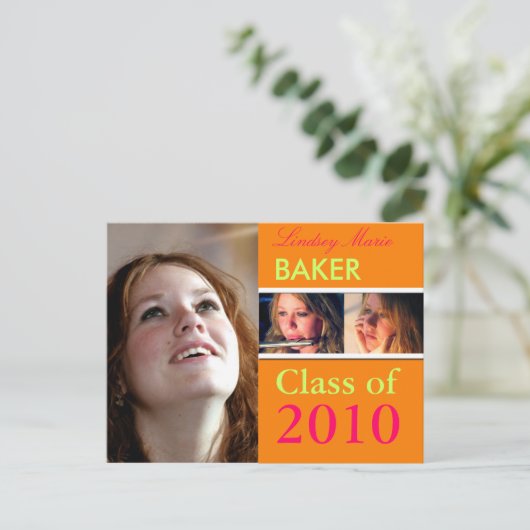 Klasse van 2010 Afstuderen, foto's briefkaarten (Staand voorkant)