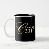 Klasse van 2010 Afstuderen Gift Mokken - Black Gol (Links)