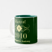 Klasse van 2010 - Elegant Afstuderen Gift Mokken (Voorkant links)