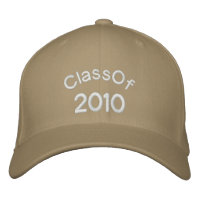 Klasse van 2010 geborduurd Pet