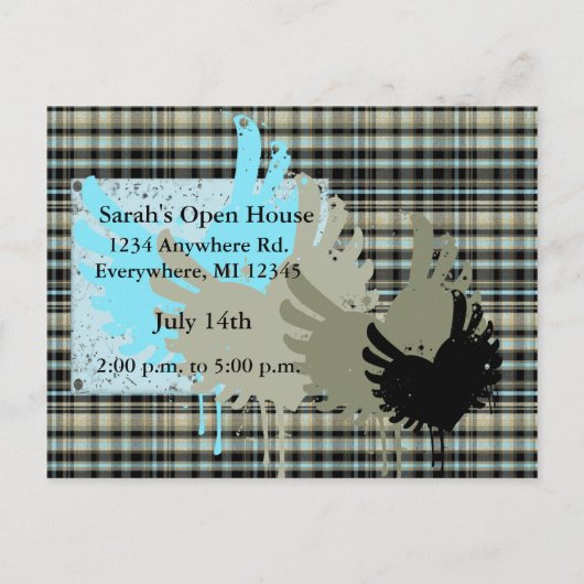 Klasse van 2010 Graduation Invitations Uitnodiging Briefkaart (Achterkant)