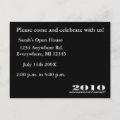 Klasse van 2010 Graduation Invitations Uitnodiging Briefkaart (Achterkant)