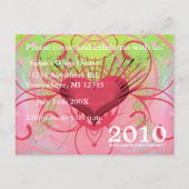Klasse van 2010 Graduation Invitations Uitnodiging Briefkaart (Achterkant)