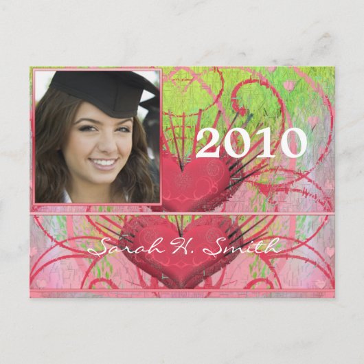 Klasse van 2010 Graduation Invitations Uitnodiging Briefkaart (Voorkant)