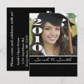 Klasse van 2010 Graduation Invitations Uitnodiging Briefkaart (Voorkant / Achterkant)