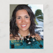 Klasse van 2010 Graduation Invitations Uitnodiging Briefkaart (Voorkant)