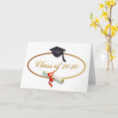 Klasse van 2010 kaart (Gele Bloem)