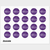 Klasse van 2010 Sticker- Pas het aan! Ronde Sticker (Vel)