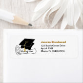 Klasse van 2011 Adreslabel Diploma 1 Etiket (Insitu)