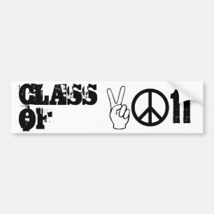 KLASSE VAN 2011 BUMPERSTICKER